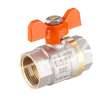 TMOK TK-5005 Brass Ball Valve BSPP Thread CW17n Ball Valve with Aluminum Butterfly Handle/T Handle Water Control Valve